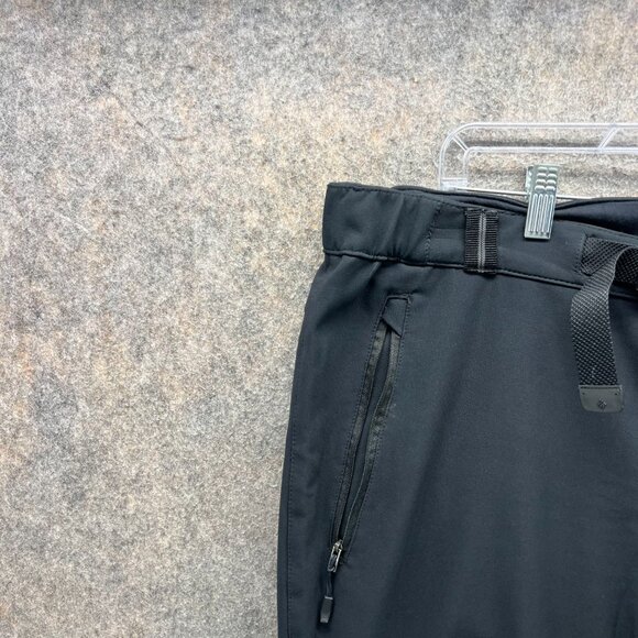 Columbia Pants Mens 38x32 Black Belted Ridge II Run lined Hiking Snowpants - Picture 9 of 12